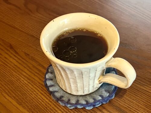 ココナッツオイル入りコーヒー